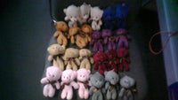 Teddy bear Assorted Color Key chain (20 tokens)