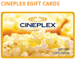 Cineplex Gift Card 150 Tokens