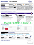 Reading Assessment (Sylvan Insight).