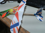 Rubber Band Airplane (40 tokens)